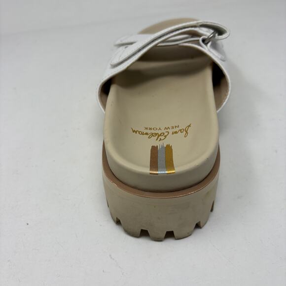 Sam Edelman Eliana Lug Sole Clog Sandal Open Toe EUC White SINGLE LEFT SHOE- 8.5 - Picture 7 of 9